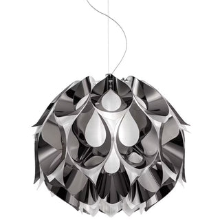 Slamp Flora Suspension lamp diam. 50 cm. Slamp Pewter - Buy now on ShopDecor - Discover the best products by SLAMP design