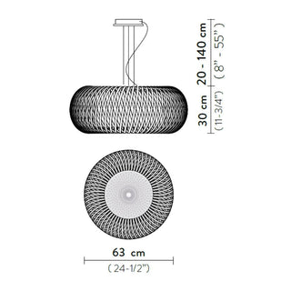 Slamp Kalatos Suspension lamp diam. 63 cm. - Buy now on ShopDecor - Discover the best products by SLAMP design