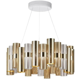 Slamp La Lollo Suspension L LED suspension lamp diam. 80 cm. Slamp Gold - Buy now on ShopDecor - Discover the best products by SLAMP design