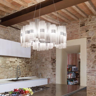 Slamp La Lollo Suspension L LED suspension lamp diam. 80 cm. - Buy now on ShopDecor - Discover the best products by SLAMP design