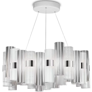 Slamp La Lollo Suspension L LED suspension lamp diam. 80 cm. Slamp White - Buy now on ShopDecor - Discover the best products by SLAMP design