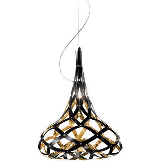 Slamp Supermorgana Suspension lamp diam. 45 cm. Slamp Black Gold - Buy now on ShopDecor - Discover the best products by SLAMP design