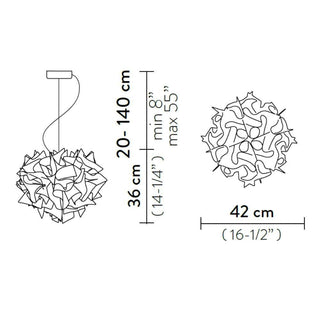 Slamp Veli Suspension lamp diam. 42 cm. - Buy now on ShopDecor - Discover the best products by SLAMP design