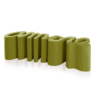 Slide Amore Bench Polyethylene Slide Lime Green FR - Buy now on ShopDecor - Discover the best products by SLIDE design