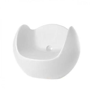 Slide Blos Armchair Polyethylene Slide Milky White FT - Buy now on ShopDecor - Discover the best products by SLIDE design