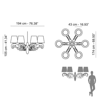 Slide - Design of Love Crown of Love Ceiling chandelier - Buy now on ShopDecor - Discover the best products by SLIDE design