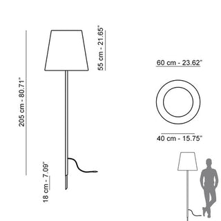 Slide Fiaccola Alibaba Floor Lamp by Giò Colonna Romano - Buy now on ShopDecor - Discover the best products by SLIDE design