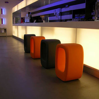 Slide Lazy Bones Stool Polyethylene by Barnaby Gunning - Buy now on ShopDecor - Discover the best products by SLIDE design