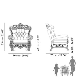 Slide - Design of Love Little Queen of Love Baby armchair - Buy now on ShopDecor - Discover the best products by SLIDE design