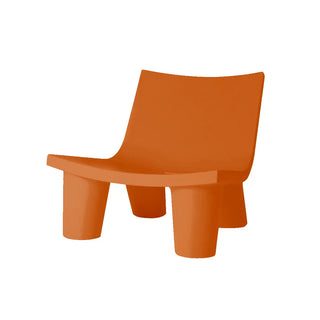 Slide Low Lita Armchair Polyethylene Slide Pumpkin orange FC - Buy now on ShopDecor - Discover the best products by SLIDE design