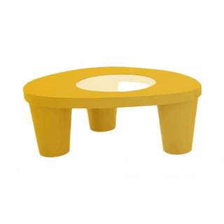 Slide Low Lita Small Table Polyethylene Slide Saffron Yellow FB - Buy now on ShopDecor - Discover the best products by SLIDE design