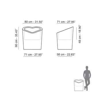 Slide Mon Amour Light Bottle Carrier - Buy now on ShopDecor - Discover the best products by SLIDE design