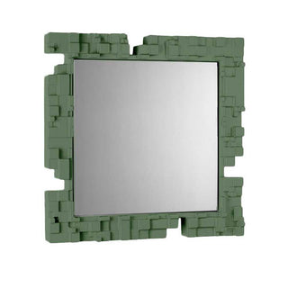 Slide Pixel Mirror Polyethylene by Studio Tonino - Ettore Giordano Slide Mauve green FV - Buy now on ShopDecor - Discover the best products by SLIDE design