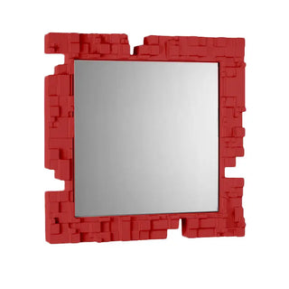 Slide Pixel Mirror Polyethylene Flame red - Buy now on ShopDecor - Discover the best products by SLIDE design
