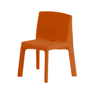 Slide Q4 Chair Polyethylene Slide Pumpkin orange FC - Buy now on ShopDecor - Discover the best products by SLIDE design