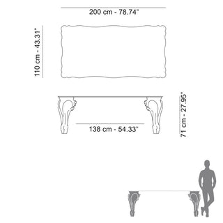 Slide - Design of Love Sir of Love Table Milky White - Buy now on ShopDecor - Discover the best products by SLIDE design