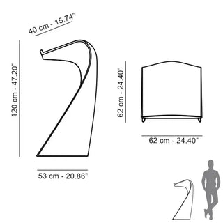 Slide Swish Light Bookstand/Console - Buy now on ShopDecor - Discover the best products by SLIDE design