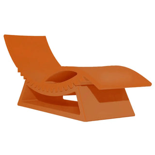 Slide Tic Tac Chaise longue Polyethylene Slide Pumpkin orange FC - Buy now on ShopDecor - Discover the best products by SLIDE design