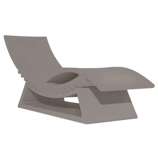 Slide Tic Tac Chaise longue Polyethylene Slide Dove Grey - Buy now on ShopDecor - Discover the best products by SLIDE design