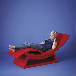 Slide Tic Tac Chaise longue Polyethylene - Buy now on ShopDecor - Discover the best products by SLIDE design
