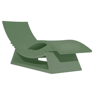 Slide Tic Tac Chaise longue Polyethylene Slide Mauve Green FV - Buy now on ShopDecor - Discover the best products by SLIDE design