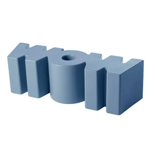 Slide WOW bench Slide Powder Blue FL - Buy now on ShopDecor - Discover the best products by SLIDE design