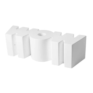 Slide WOW bench Slide Milky White FT - Buy now on ShopDecor - Discover the best products by SLIDE design