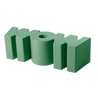 Slide WOW bench Slide Mauve Green FV - Buy now on ShopDecor - Discover the best products by SLIDE design