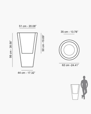 Slide X-Pot Lighting Vase - Buy now on ShopDecor - Discover the best products by SLIDE design