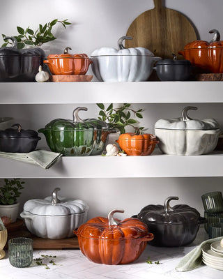 Staub Pumpkin Cocotte diam.24 cm Cinnamon - Buy now on ShopDecor - Discover the best products by STAUB design