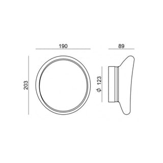 Stilnovo Dynamic LED wall/ceiling lamp diam. 19 cm. - Buy now on ShopDecor - Discover the best products by STILNOVO design