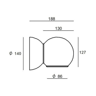 Stilnovo Gravitino 541 LED wall lamp - Buy now on ShopDecor - Discover the best products by STILNOVO design