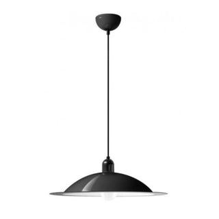 Stilnovo Lampiatta suspension lamp diam. 50 cm. White Black - Buy now on ShopDecor - Discover the best products by STILNOVO design