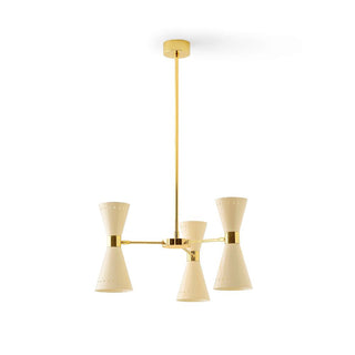 Stilnovo Megafono suspension lamp 3 arms diam. 53 cm. Stilnovo Megafono Ivory - Buy now on ShopDecor - Discover the best products by STILNOVO design