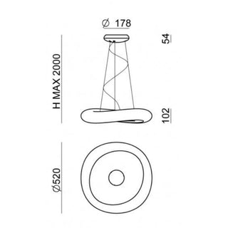 Stilnovo Mr Magoo suspension lamp LED diam. 52 cm. - Buy now on ShopDecor - Discover the best products by STILNOVO design