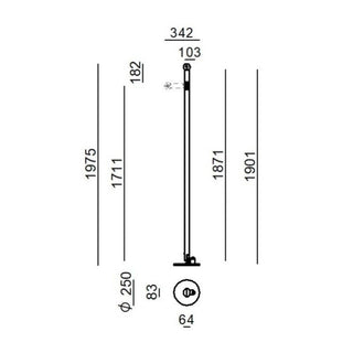 Stilnovo Periscopio floor lamp - Buy now on ShopDecor - Discover the best products by STILNOVO design