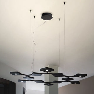 Stilnovo Quad suspension lamp LED bi-emission with 12 modules - Buy now on ShopDecor - Discover the best products by STILNOVO design