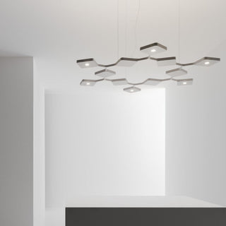 Stilnovo Quad suspension lamp LED bi-emission with 12 modules - Buy now on ShopDecor - Discover the best products by STILNOVO design