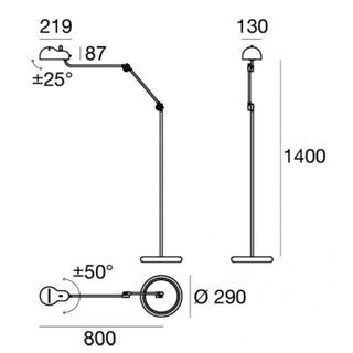 Stilnovo Topo floor lamp - Buy now on ShopDecor - Discover the best products by STILNOVO design