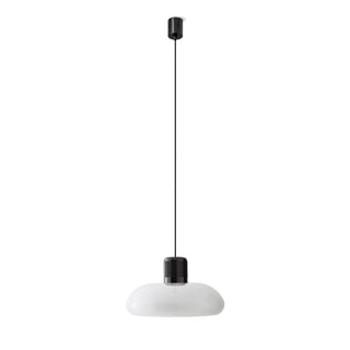 Stilnovo Trepiù suspension lamp LED diam. 40 cm. Stilnovo Trepiù White Black - Buy now on ShopDecor - Discover the best products by STILNOVO design