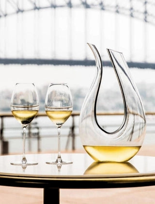 Elegant wine decanters designed to enhance aroma and flavor while adding a touch of sophistication to the table.