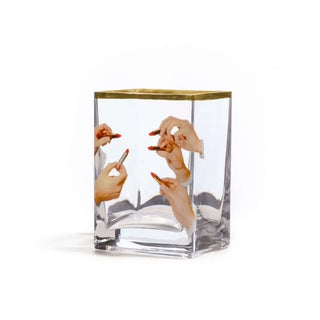 Seletti Toiletpaper rectangular glass vase - Buy now on ShopDecor - Discover the best products by TOILETPAPER HOME design