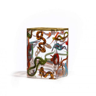 Seletti Toiletpaper rectangular glass vase - Buy now on ShopDecor - Discover the best products by TOILETPAPER HOME design