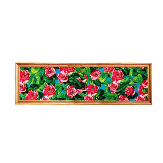 Seletti Toiletpaper Mat Roses With Eyes 200x60 cm - 78.75x23.63 inch - Buy now on ShopDecor - Discover the best products by TOILETPAPER HOME design