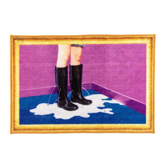 Seletti Toiletpaper Mat Milky Boots 90x60 cm - 35.44x23.63 inch - Buy now on ShopDecor - Discover the best products by TOILETPAPER HOME design