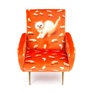 Seletti Toiletpaper armchair Kitten - Buy now on ShopDecor - Discover the best products by TOILETPAPER HOME design