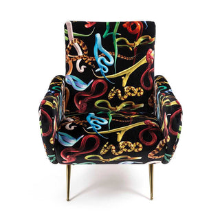 Seletti Toiletpaper Armchair Snakes - Buy now on ShopDecor - Discover the best products by TOILETPAPER HOME design