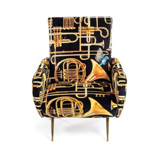Seletti Toiletpaper armchair Trumpets - Buy now on ShopDecor - Discover the best products by TOILETPAPER HOME design
