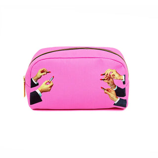 Seletti Toiletpaper beauty case Lipsticks Pink Big - Buy now on ShopDecor - Discover the best products by TOILETPAPER HOME design