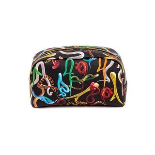 Seletti Toiletpaper beauty case Snakes Black Big - Buy now on ShopDecor - Discover the best products by TOILETPAPER HOME design